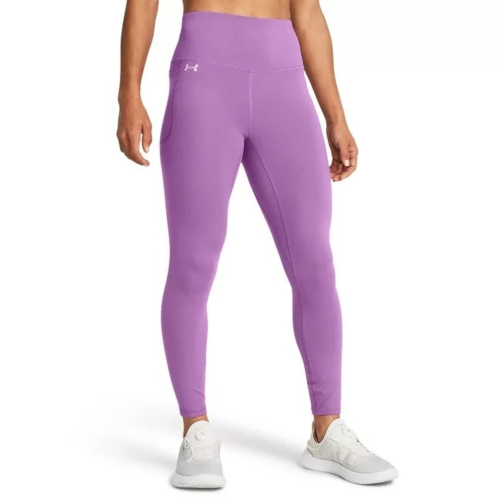 Women's Under Armour‎ Motion High-Waisted 7/8 Ankle Leggings Purple Phone Pocket